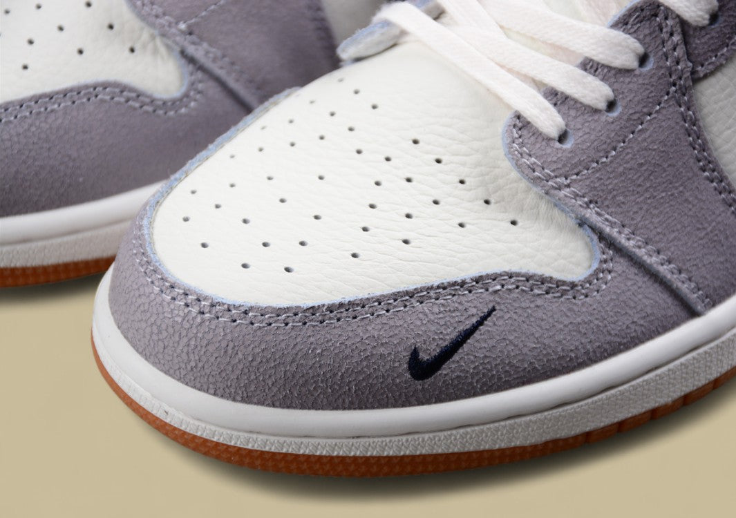 Air Jordan 1 Low – "Inside Out" Light Iron Ore/White/Sail