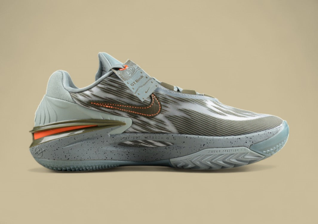 Nike Air Zoom G.T. Cut 2 EP Striking Green with Grey and Orange Highlights
