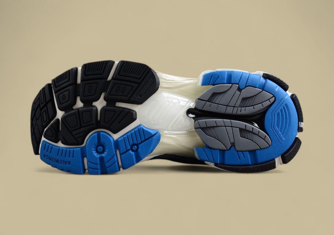 Balenciaga Runner Sneaker in Blue/White/Silver