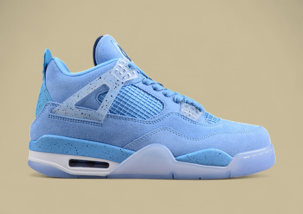 Air Jordan 4 Retro UNC PE North Carolina Blue