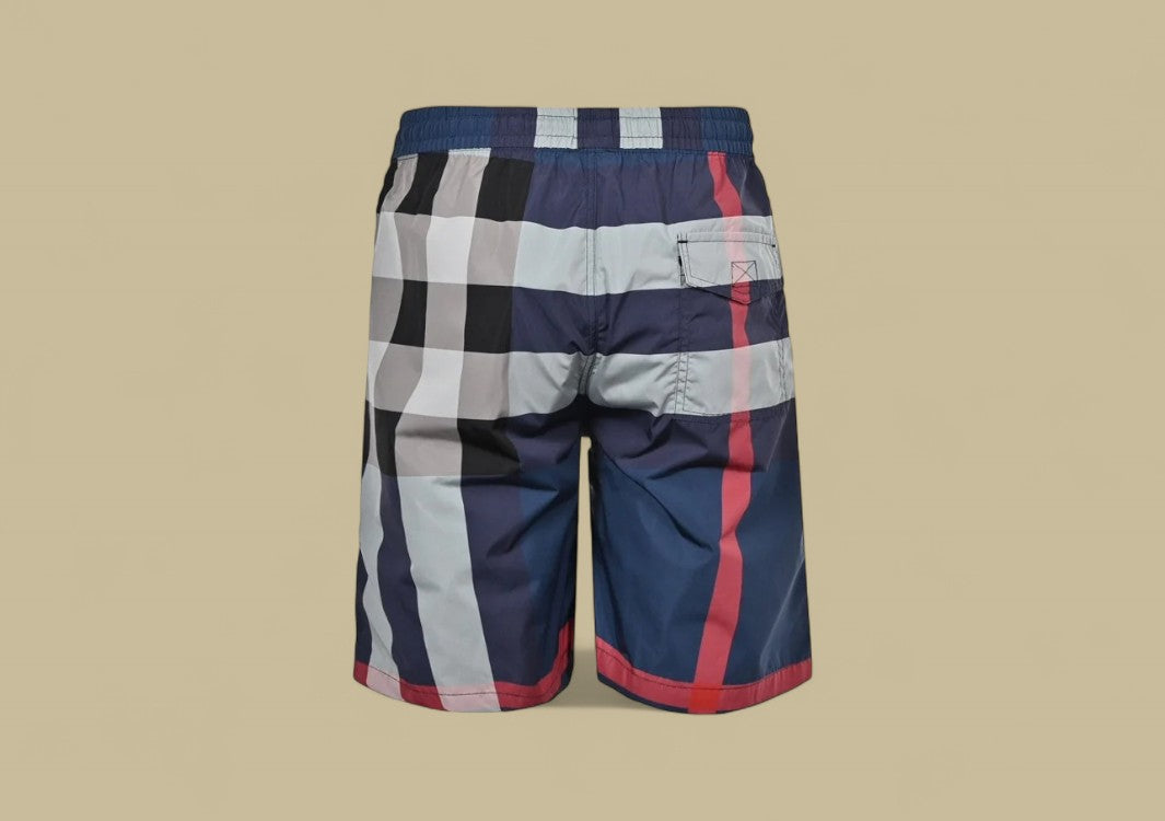 Burberry Classic Big Check Swim Shorts – Navy Multicolor
