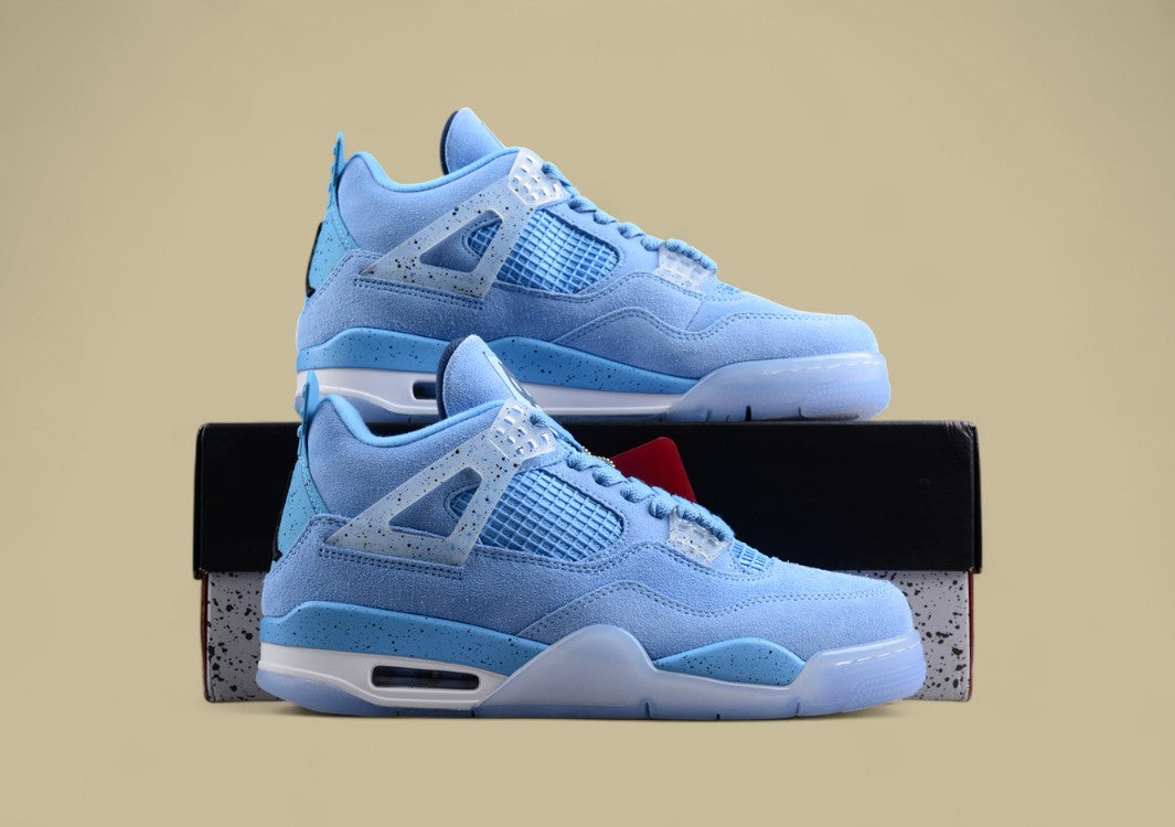 Air Jordan 4 Retro UNC PE North Carolina Blue