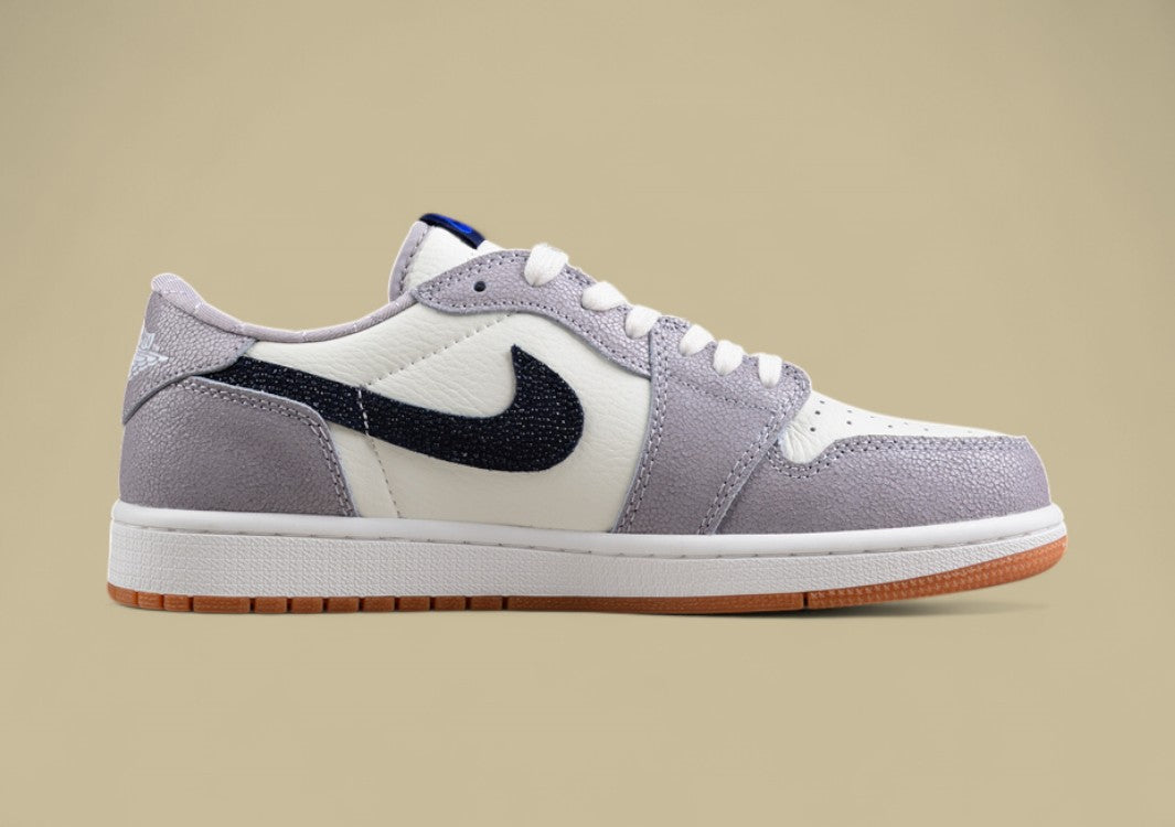 Air Jordan 1 Low – "Inside Out" Light Iron Ore/White/Sail