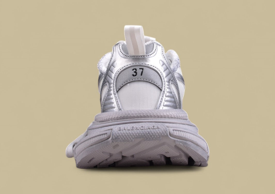 Balenciaga Runner Sneaker – Metallic Silver