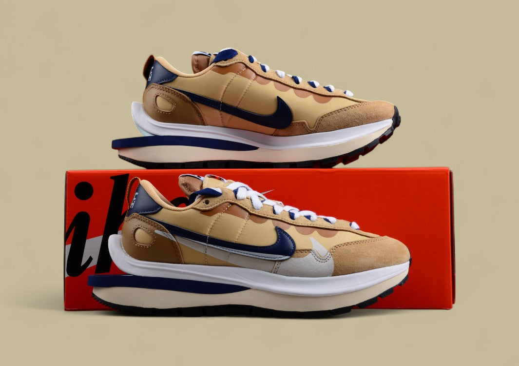 Sacai Nike Vapor Waffle Joint Deconstruction Sesame Khaki