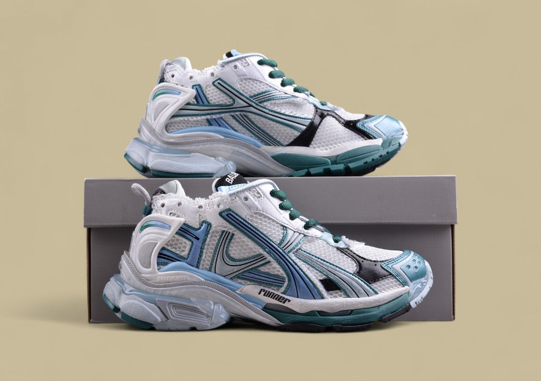 Balenciaga Runner Sneaker – Teal Ice