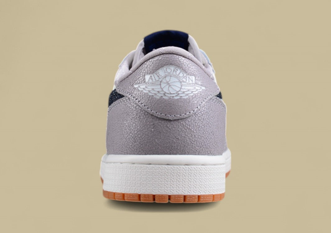 Air Jordan 1 Low – "Inside Out" Light Iron Ore/White/Sail