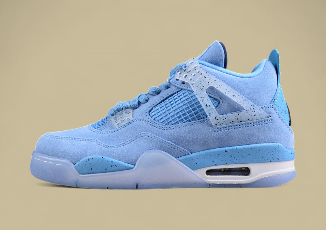 Air Jordan 4 Retro UNC PE North Carolina Blue