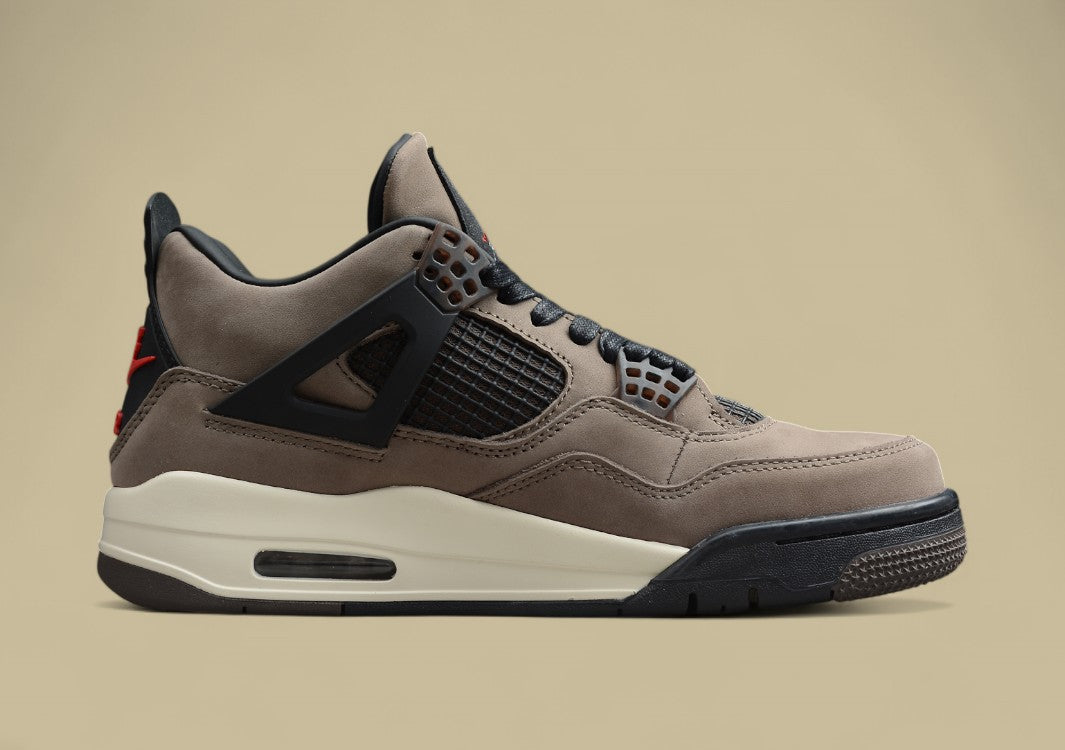 AJ4 Khaki Black