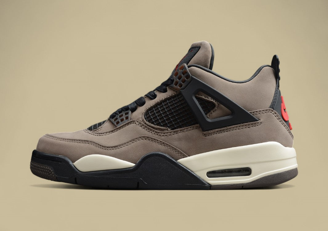 AJ4 Khaki Black