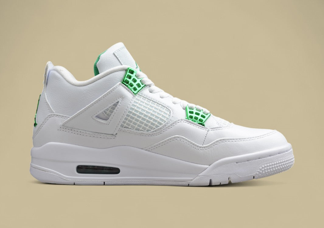 AJ4 White Green