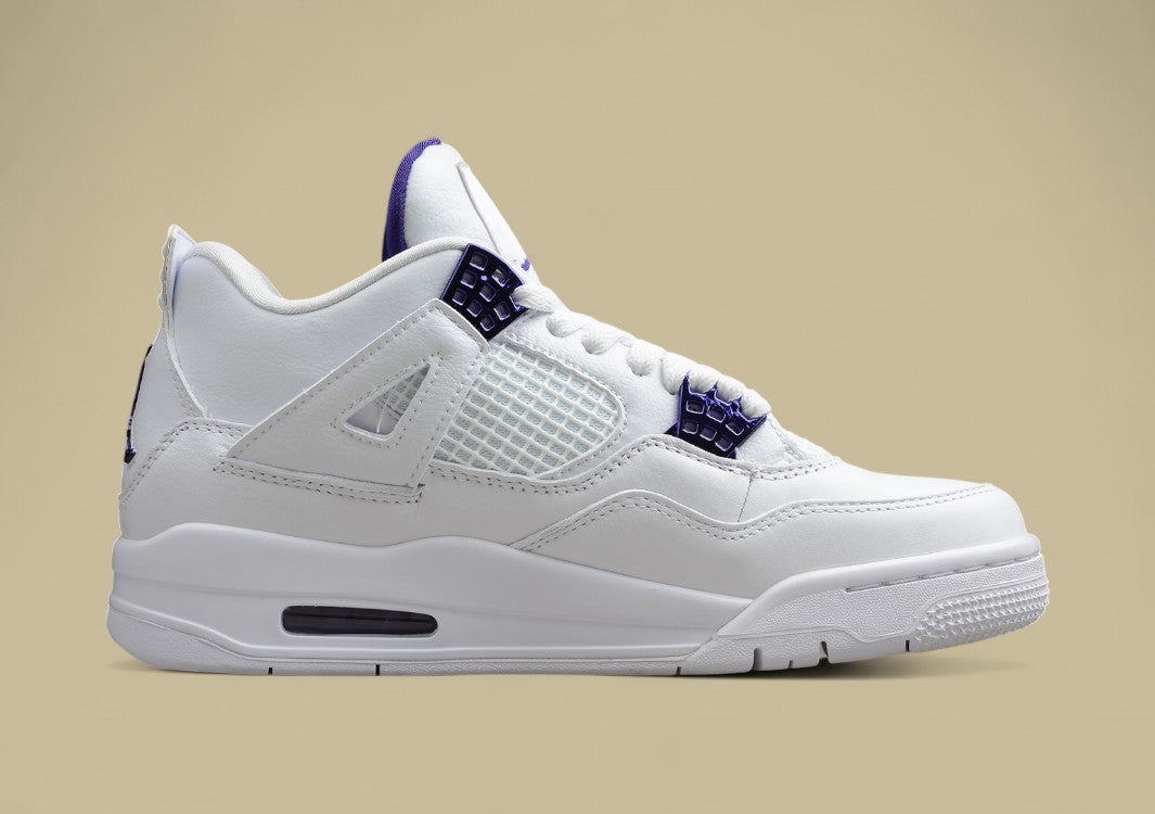AJ4 White Purple