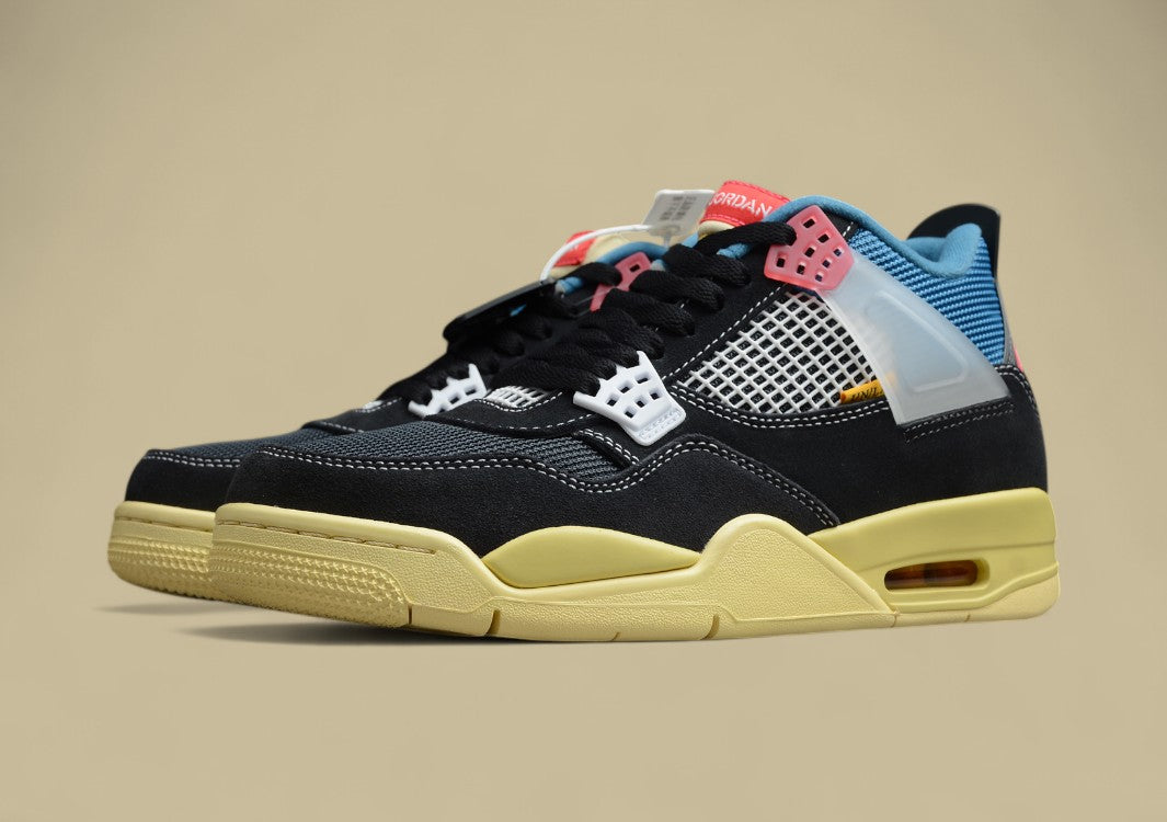 AJ4 X Union "Off Noir" Black Blue