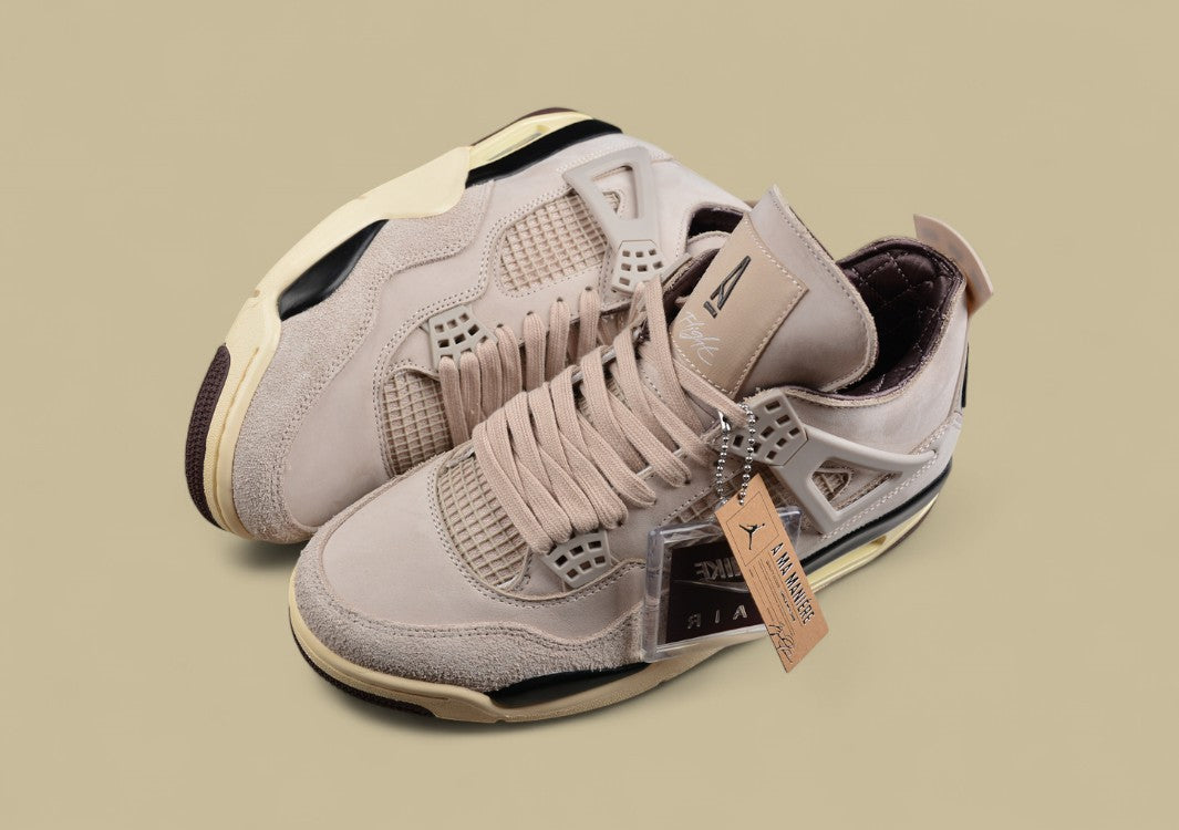 A Ma Maniere x Air Jordan 4 Retro "Fossil Stone"