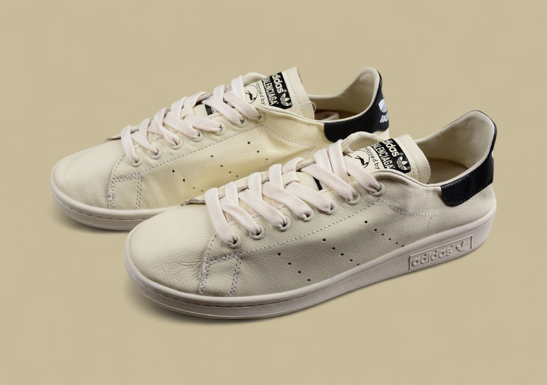 Adidas Stan Smith in Off-White with Black Heel Tab