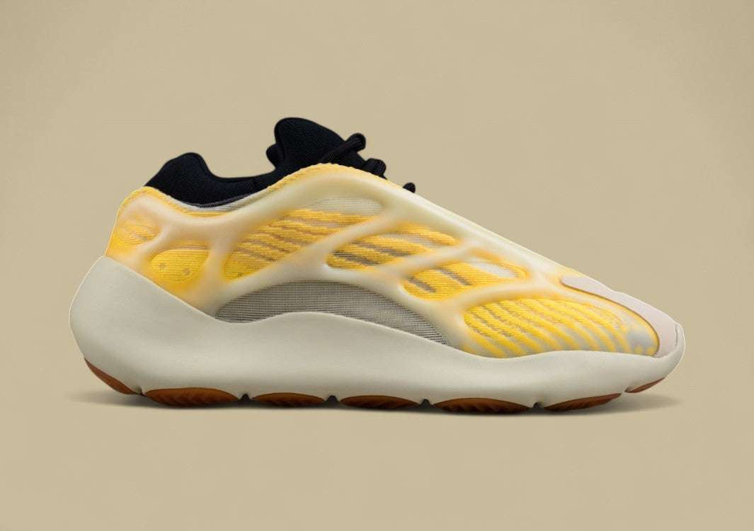 Adidas Yeezy 700 V3 Mono Safflower Kanye West White and Yellow Running Shoes