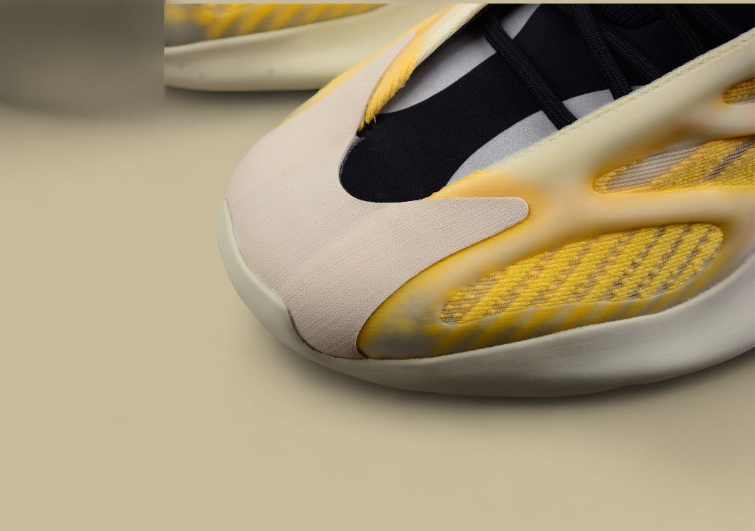 Adidas Yeezy 700 V3 Mono Safflower Kanye West White and Yellow Running Shoes