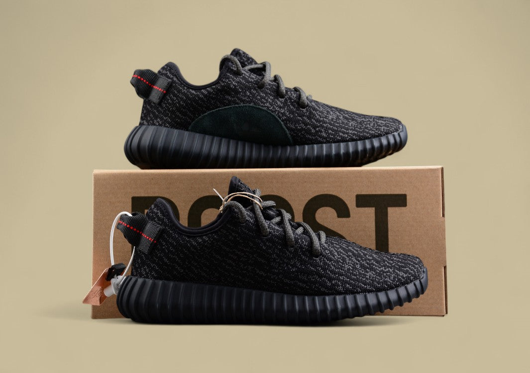 Adidas Yeezy Boost 350 V1 Pirate Black Kanye West First Generation Pure Black