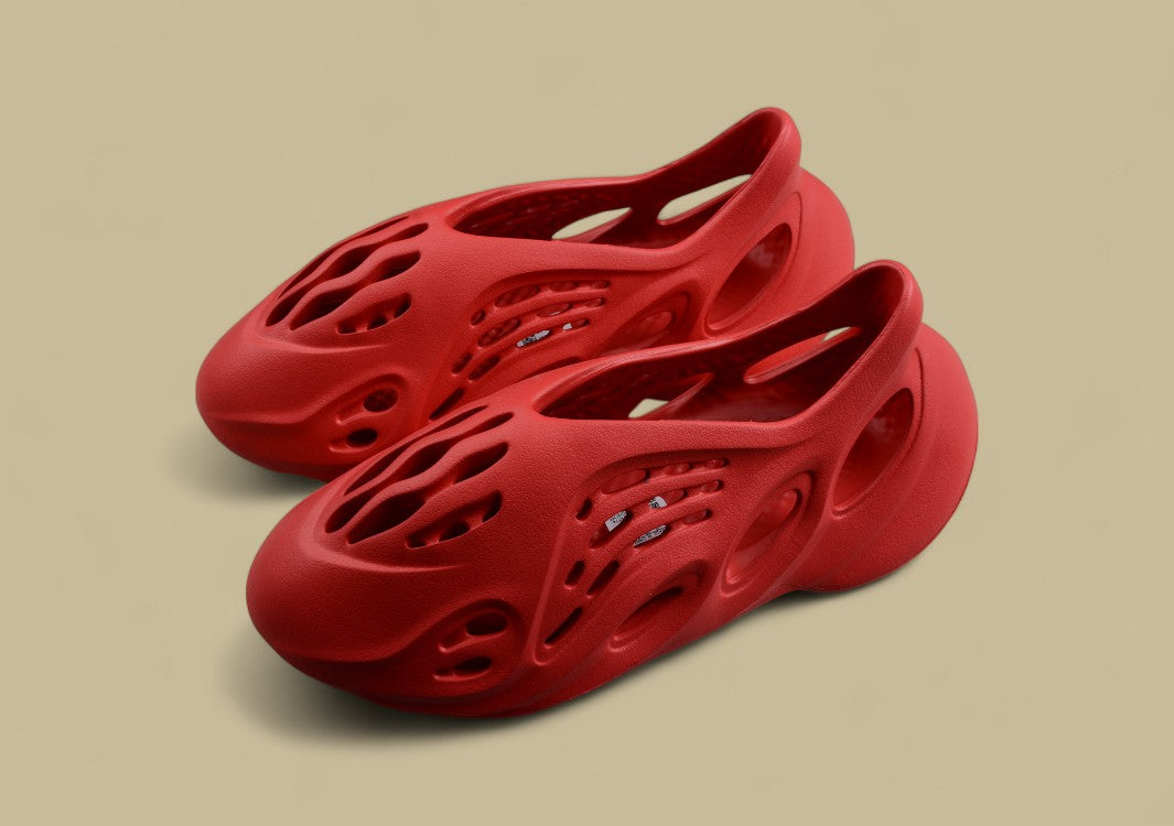 Adidas Yeezy Foam Runner Red Flame Cinnabar Everyday Ventilated Comfort