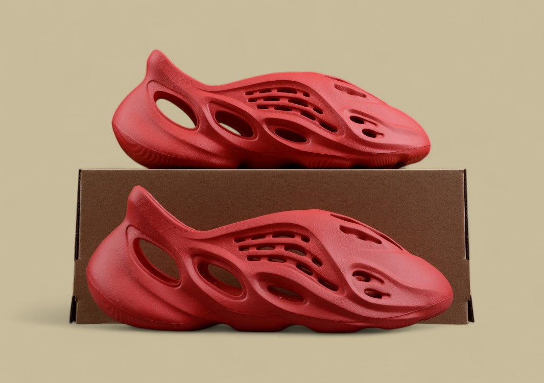 Adidas Yeezy Foam Runner Red Flame Cinnabar Everyday Ventilated Comfort