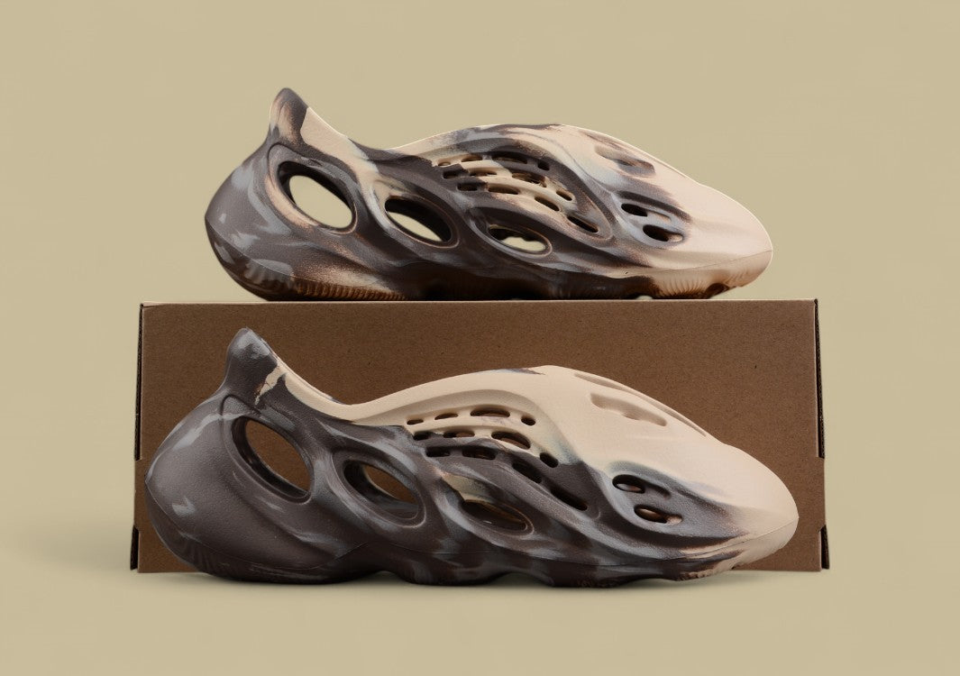Adidas Yeezy Foam Runner “Cream Clay” Oil Paint Marble Design