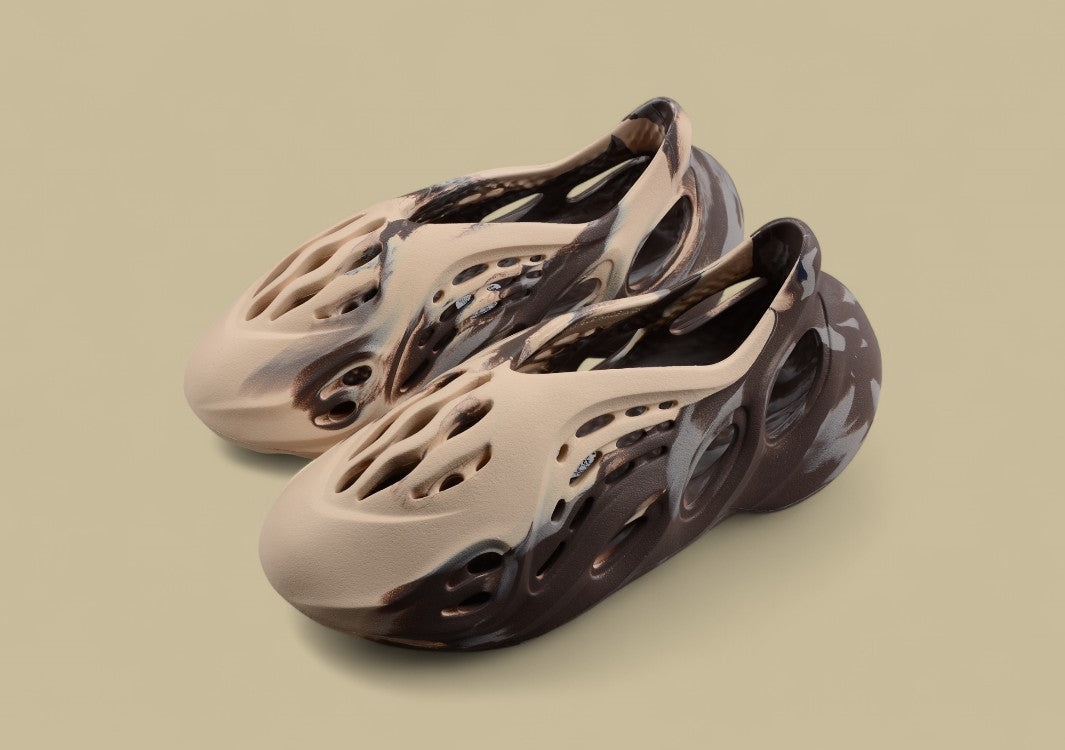 Adidas Yeezy Foam Runner “Cream Clay” Oil Paint Marble Design