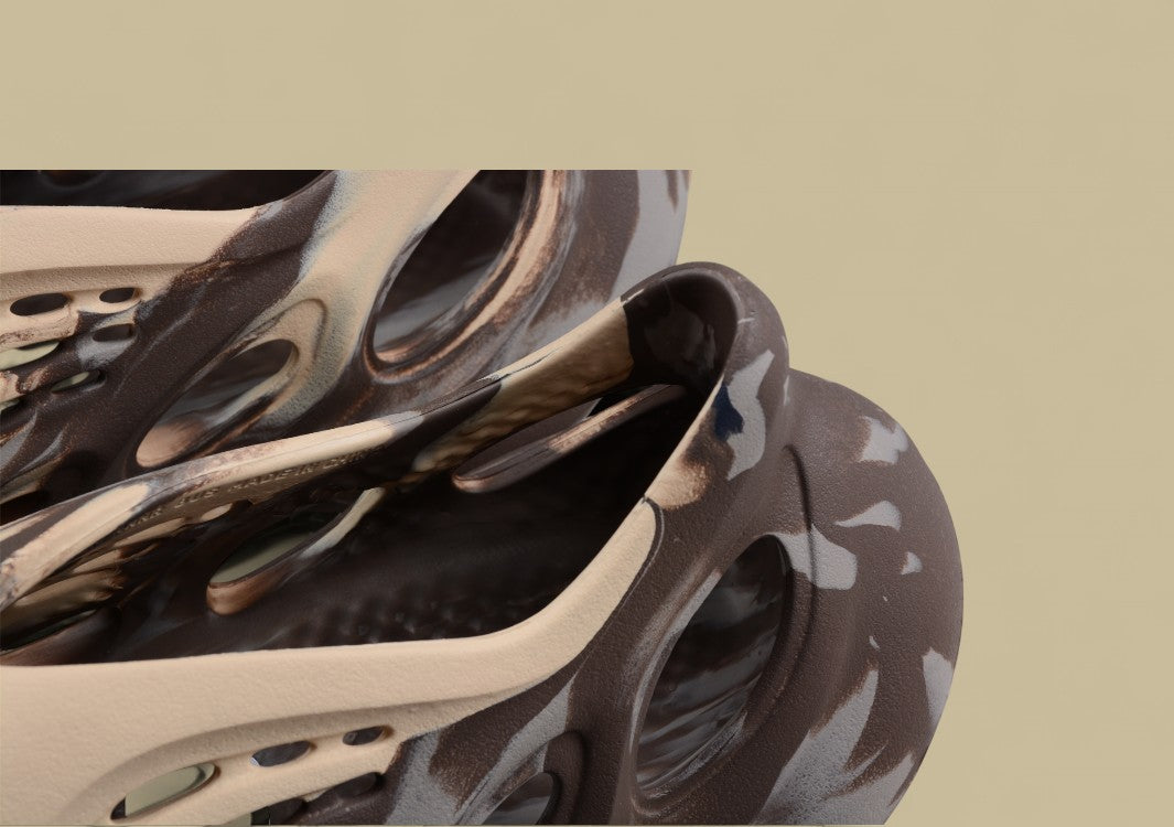 Adidas Yeezy Foam Runner “Cream Clay” Oil Paint Marble Design