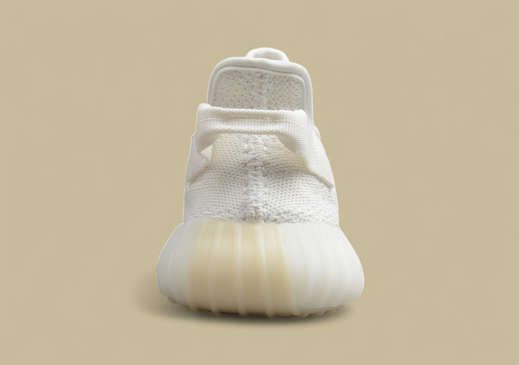 Affordable Yeezy 350 V2 All White Unisex Sneakers