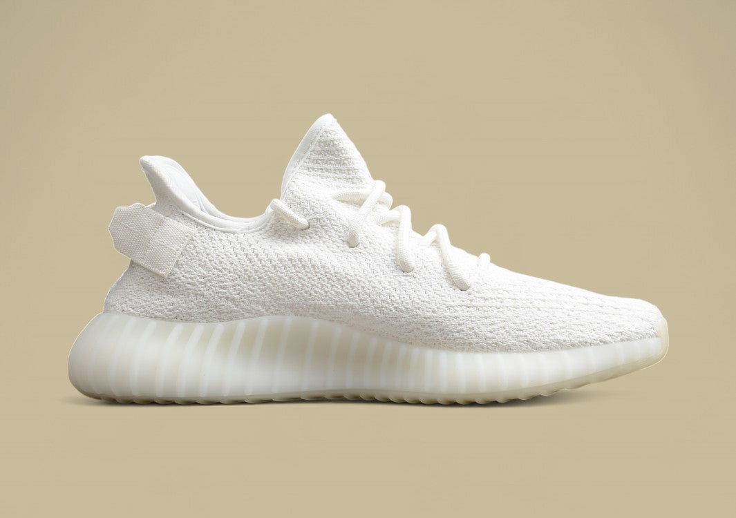 Affordable Yeezy 350 V2 All White Unisex Sneakers