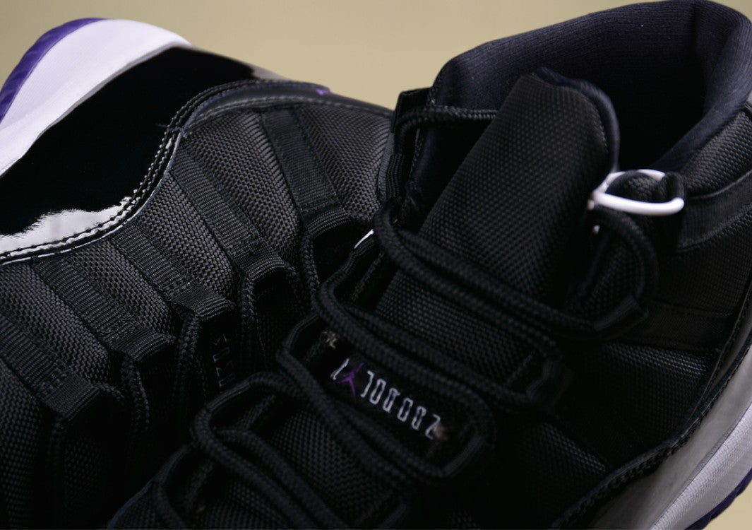 Air Jordan 11 Retro Black Concord Purple