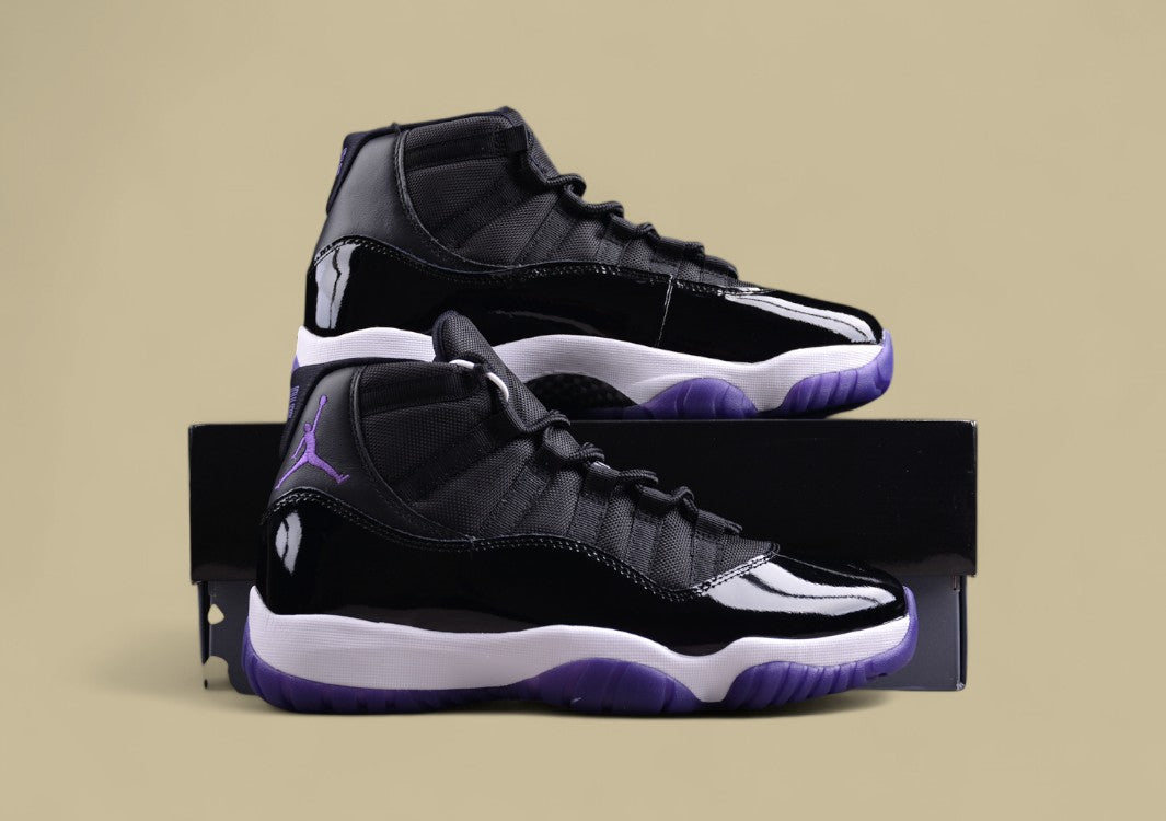 Air Jordan 11 Retro Black Concord Purple