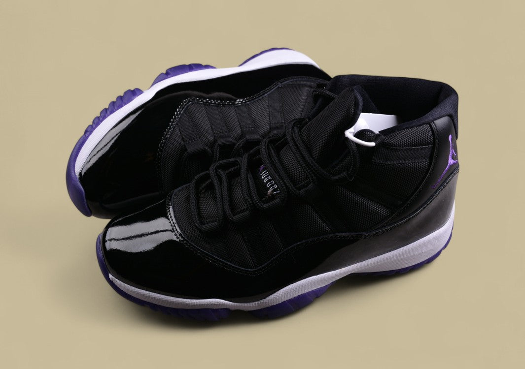 Air Jordan 11 Retro Black Concord Purple