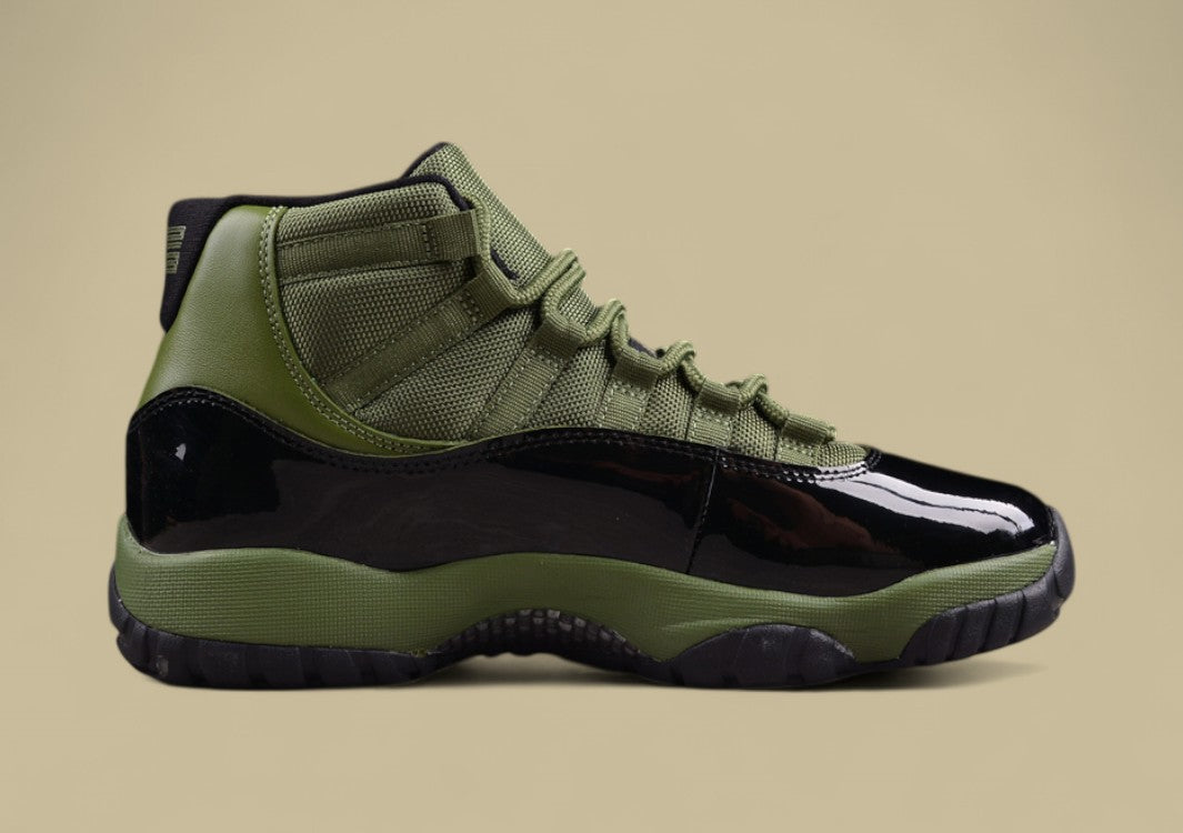 Air Jordan 11 Retro Olive Green Black