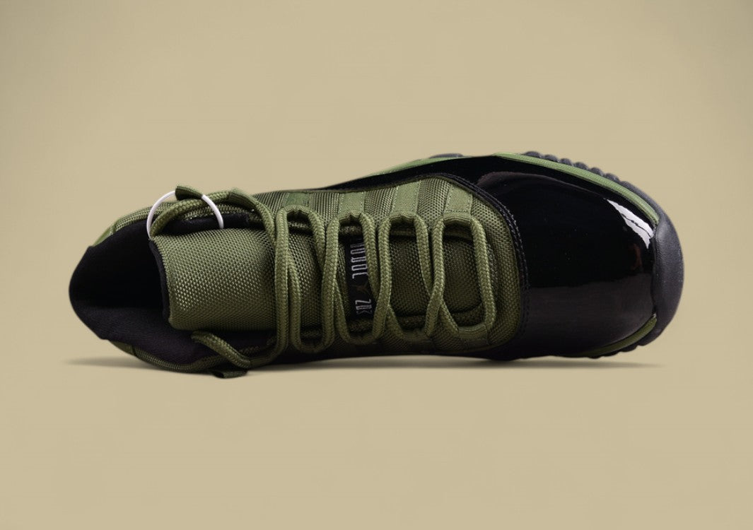 Air Jordan 11 Retro Olive Green Black