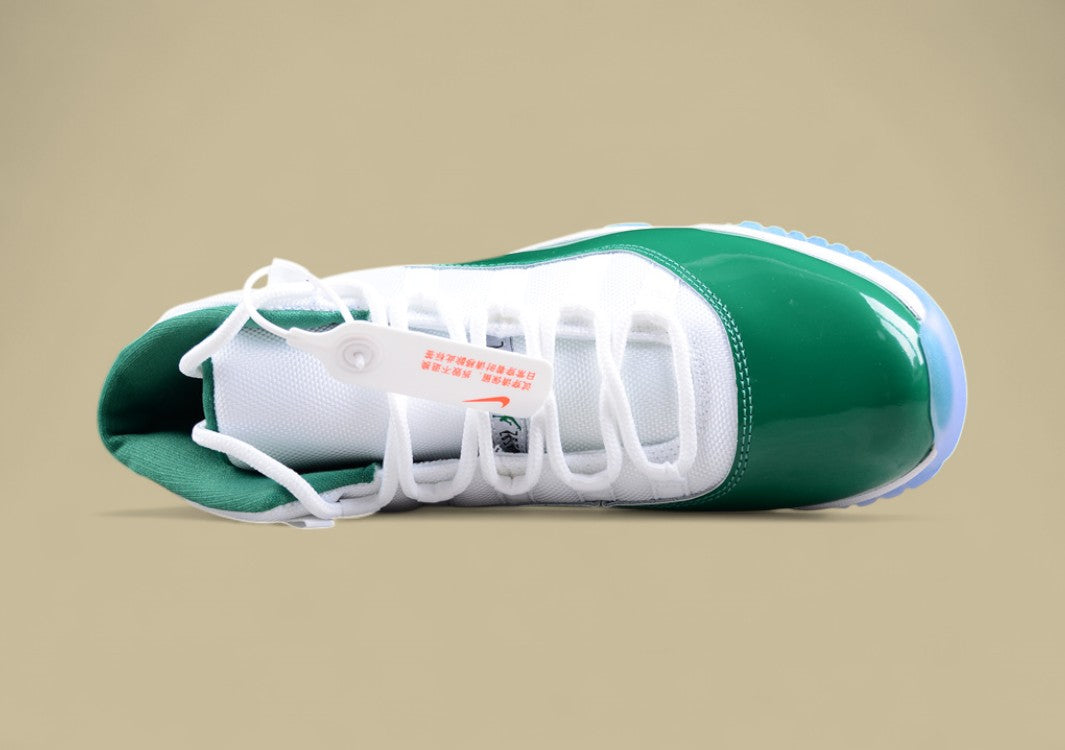 Air Jordan 11 Retro "White And Green"