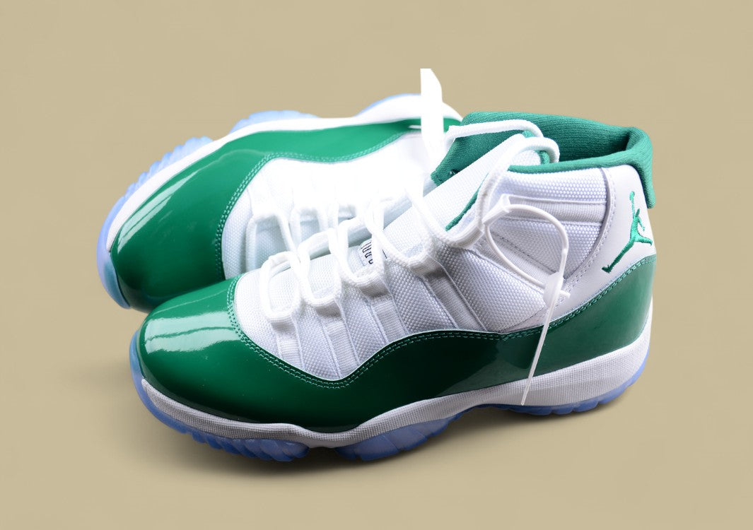 Air Jordan 11 Retro "White And Green"