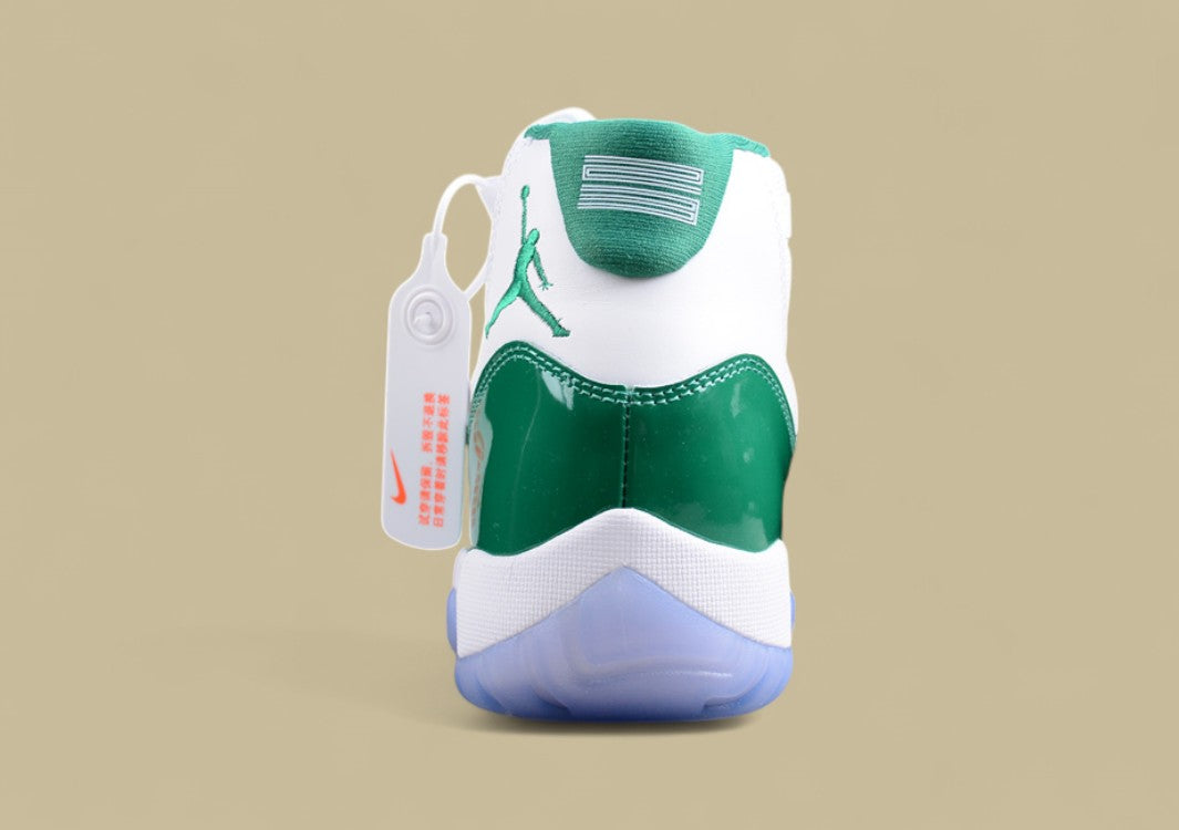 Air Jordan 11 Retro "White And Green"