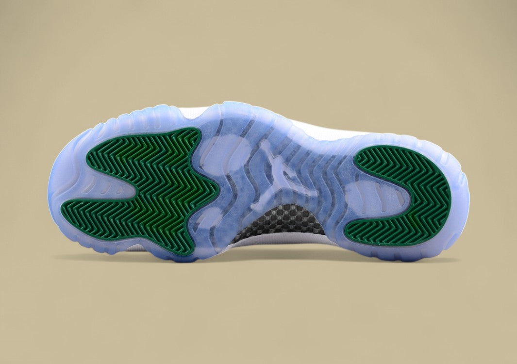 Air Jordan 11 Retro "White And Green"