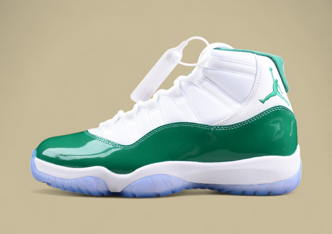 Air Jordan 11 Retro "White And Green"