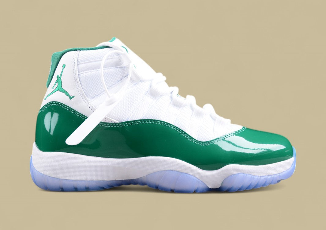 Air Jordan 11 Retro "White And Green"