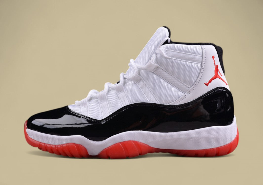 Air Jordan 11 Retro White Black Red