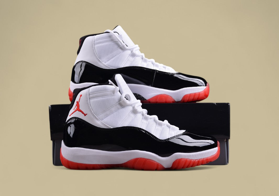 Air Jordan 11 Retro White Black Red