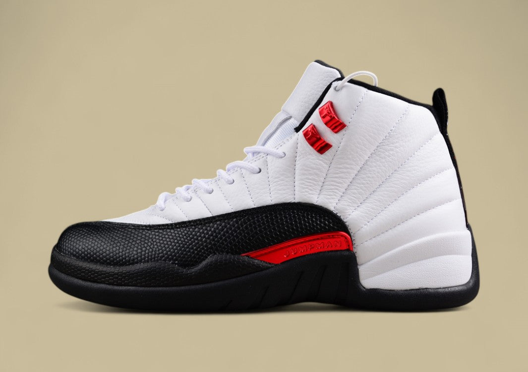 Air Jordan 12 "Red Taxi" Gold Buckle Red Taxi