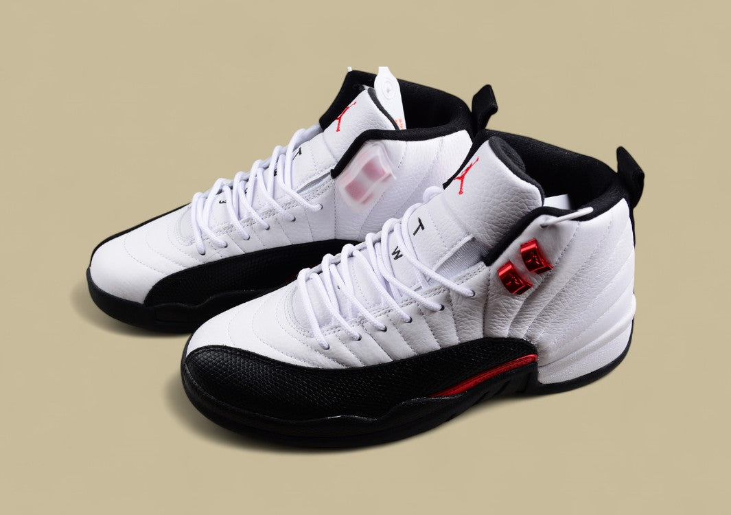 Air Jordan 12 "Red Taxi" Gold Buckle Red Taxi