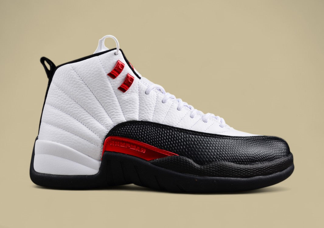 Air Jordan 12 "Red Taxi" Gold Buckle Red Taxi