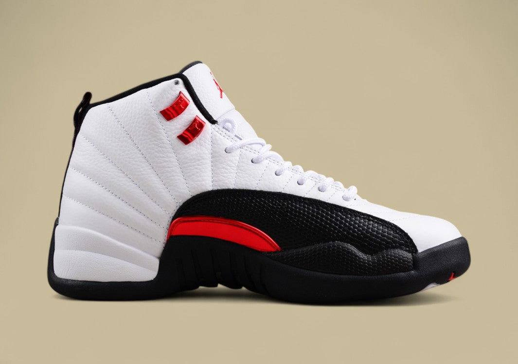 Air Jordan 12 "Red Taxi" Gold Buckle Red Taxi