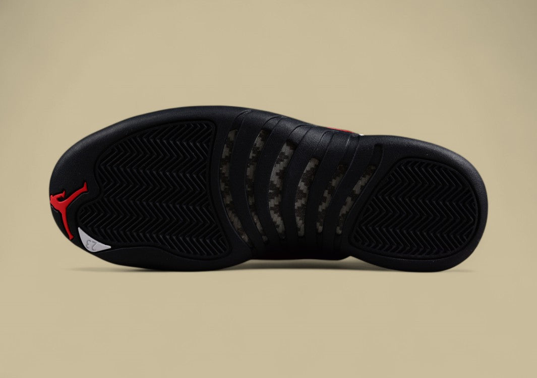 Air Jordan 12 "Red Taxi" Gold Buckle Red Taxi