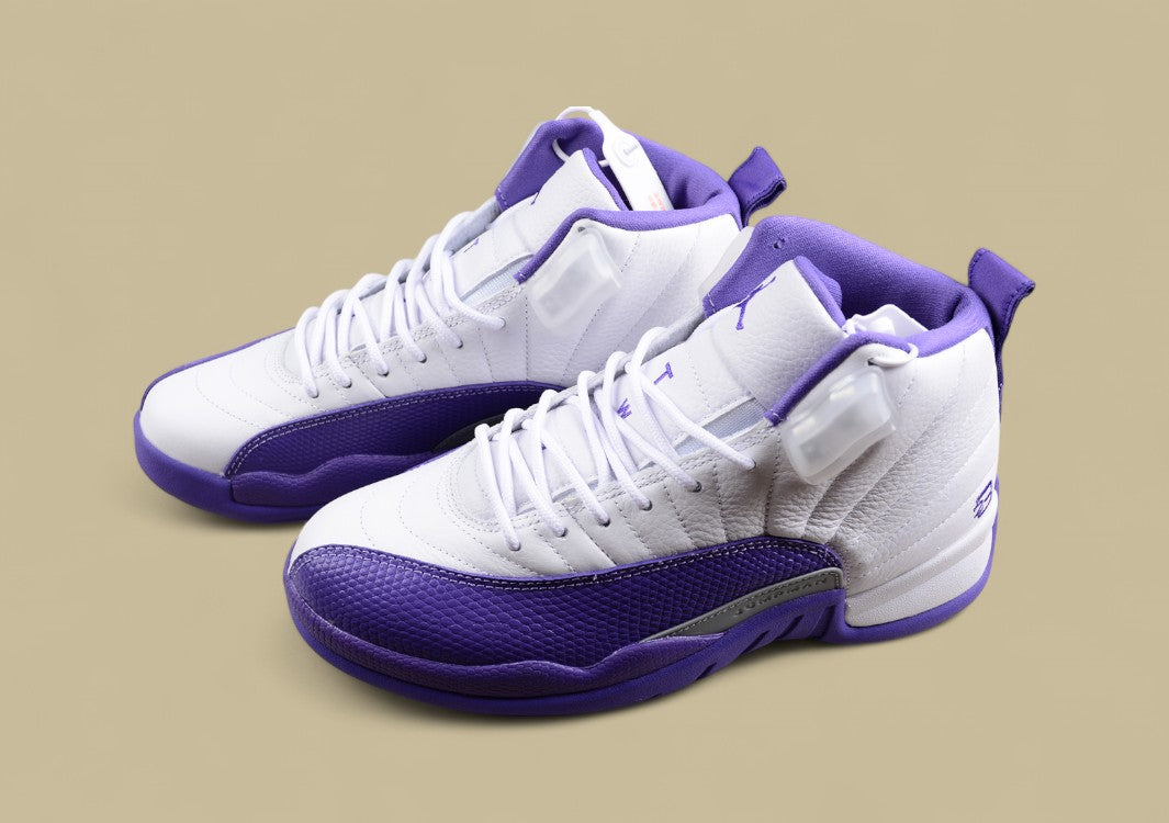 Air Jordan 12 "Red Taxi" Jordan 12 White Purple