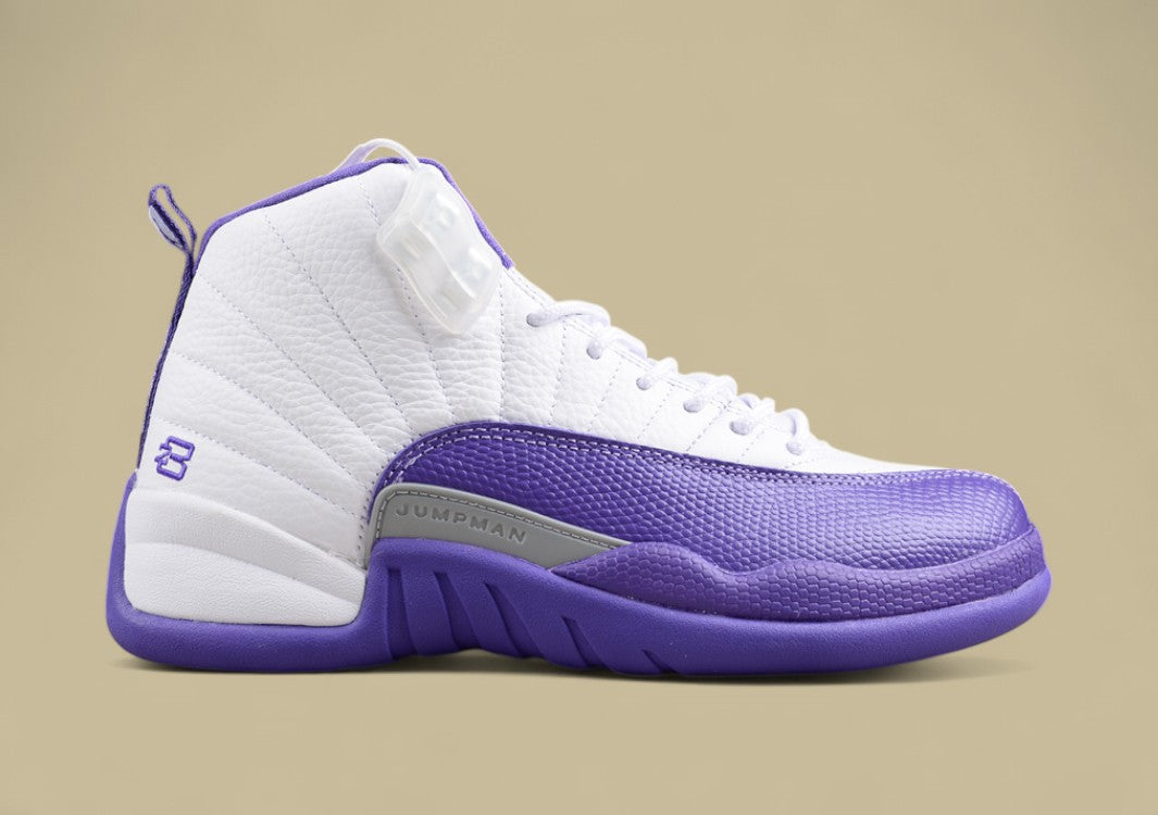 Air Jordan 12 "Red Taxi" Jordan 12 White Purple
