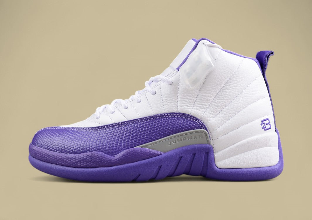 Air Jordan 12 "Red Taxi" Jordan 12 White Purple